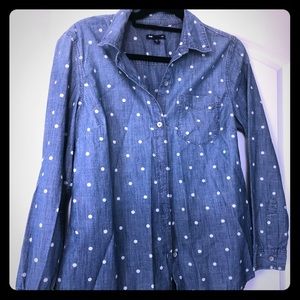 3for$25🌟🌟🌟 Polkadot Jean shirt